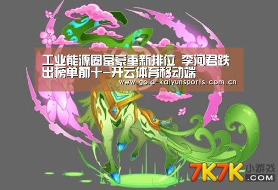 工业能源圈富豪重新排位 李河君跌出榜单前十-开云体育移动端(图2) 开云体育官方